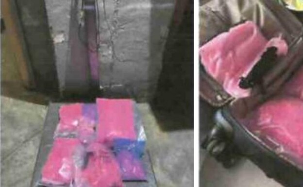Massive pink cocaine haul after searches on the Costa del Sol and Madrid